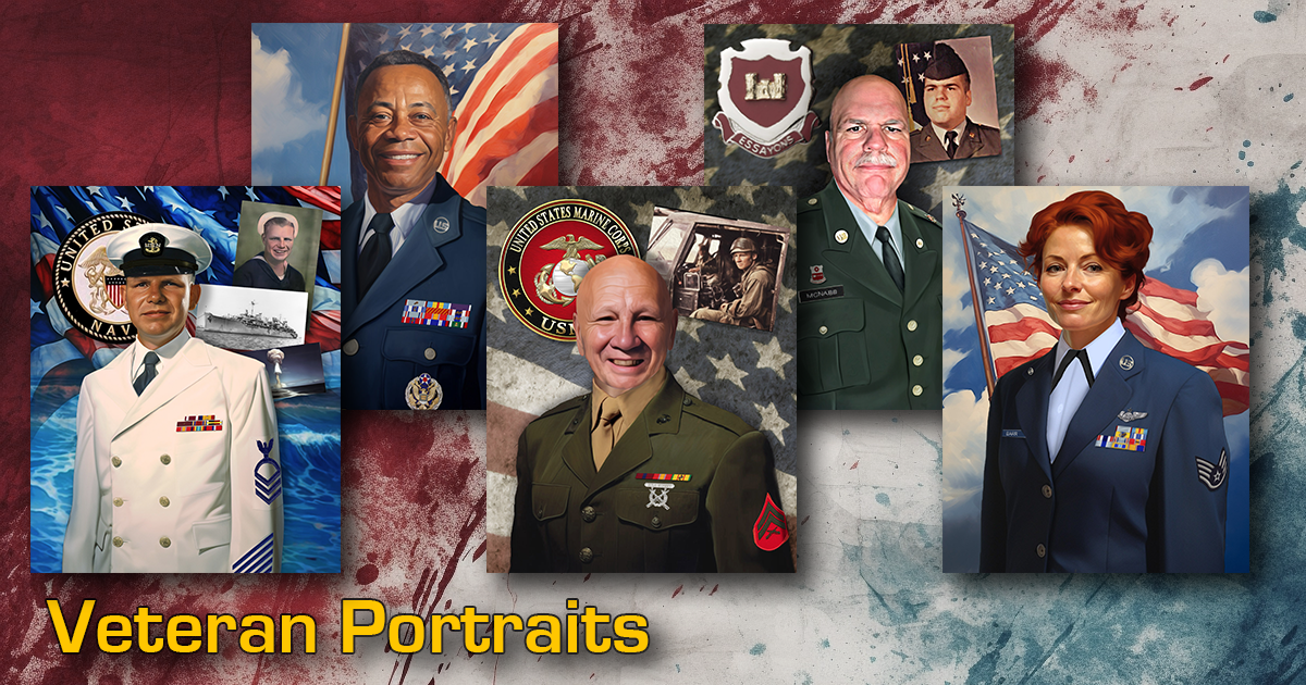 Honor your Veteran with a Portrait